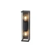 Lucide CLAIRE MINI - Wandlamp Buiten - 2xE27 - IP54 - Antraciet Hot
