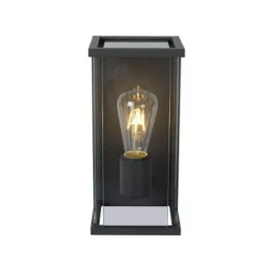 Lucide CLAIRE MINI - Wandlamp Buiten - 1xE27 - IP54 - Antraciet Sale
