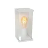 Lucide CLAIRE Wandlamp Buiten-Wit-1xE27-15W-IP54-Glas Sale
