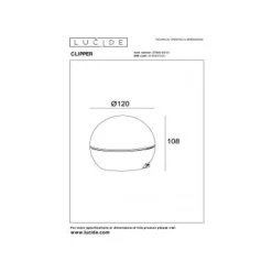 Lucide CLIPPER Tafellamp-Wit-Ø12-LED-2,2W-2700K-Alumin. Discount