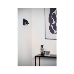 Lucide CLUBS Bedlamp-Zwart-1xGU10-40W-Alumin. Discount