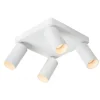 Lucide CLUBS Plafondspot-Wit-4xGU10-40W-Alumin. Sale