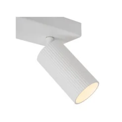 Lucide CLUBS Plafondspot-Wit-2xGU10-40W-Alumin. Clearance