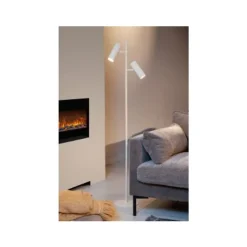 Lucide CLUBS Vloerlamp-Wit-2xGU10-40W-Alumin. Best
