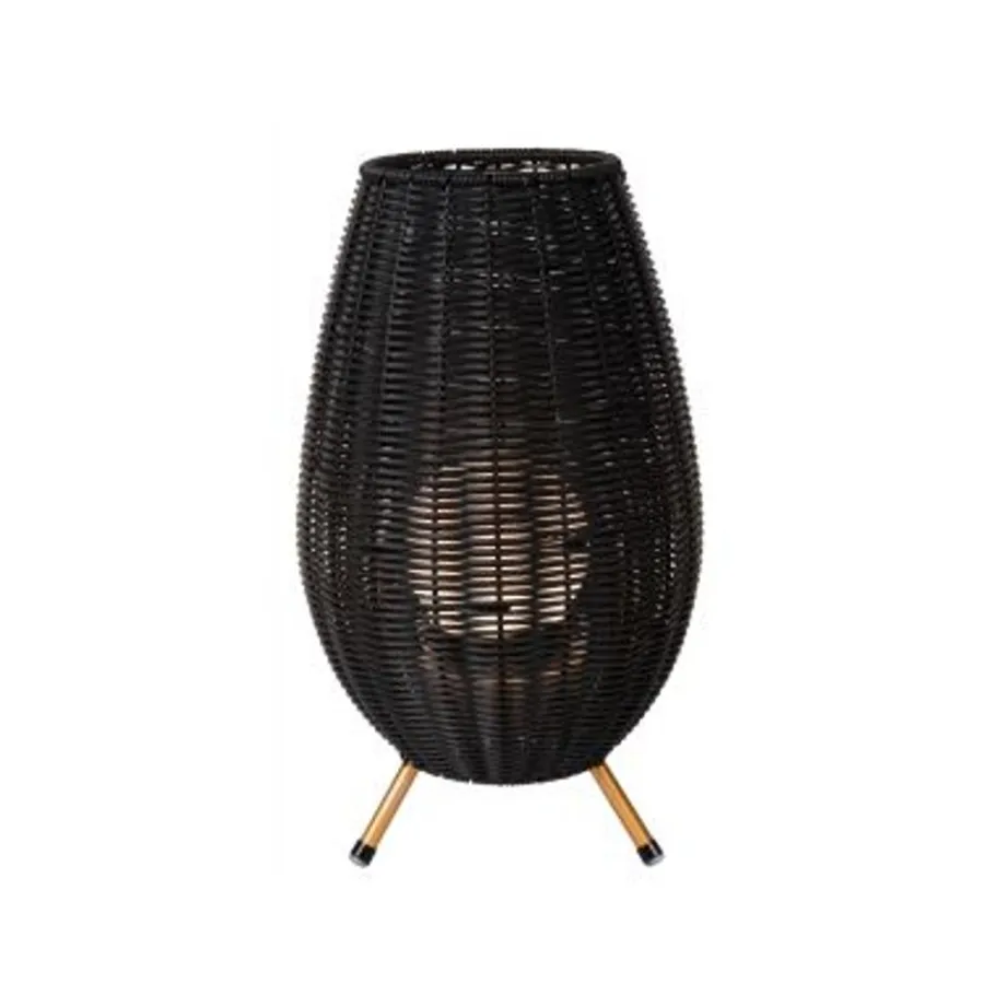 Lucide COLIN IP. Tafellamp Buiten-Zwart-LED Dimb.-3W Outlet