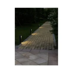 Lucide COMBO - Sokkellamp Buiten - Ø 9 cm - LED - 1x9W 3000K - IP54 - Zwart