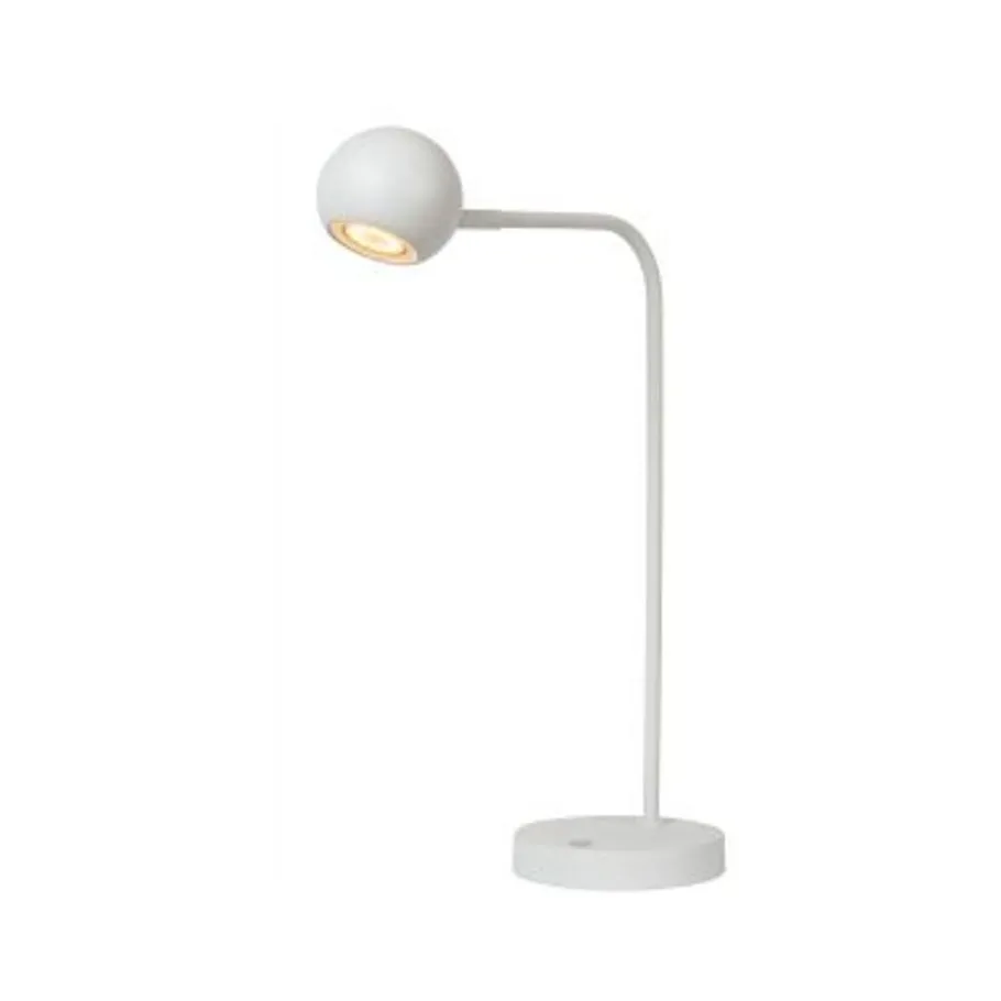 Lucide COMET Tafellamp-Wit-LED Dimb.-3W-2700K-3 StepDim