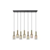 Lucide CORALIE Hanglamp-Transp.-7xE27-40W-Glas New