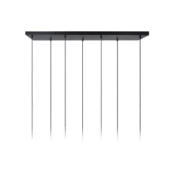 Lucide CORALIE Hanglamp-Transp.-7xE27-40W-Glas New