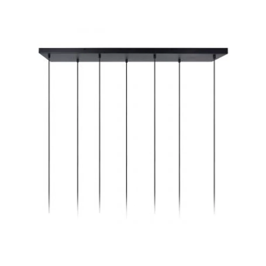 Lucide CORALIE Hanglamp-Transp.-7xE27-40W-Glas New