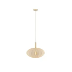 Lucide CORINA Hanglamp-Beige-Ø50-1xE27-40W-Polyes. Outlet