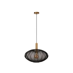 Lucide CORINA Hanglamp-Zwart-Ø50-1xE27-40W-Polyes. Clearance