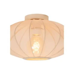 Lucide CORINA Plafonnière-Beige-Ø40-1xE27-40W-Polyes. Online