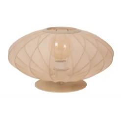 Lucide CORINA Tafellamp-Beige-Ø40-1xE27-40W-Polyes. New