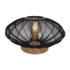 Lucide CORINA Tafellamp-Zwart-Ø40-1xE27-40W-Polyes. Best