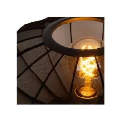 Lucide CORINA Tafellamp-Zwart-Ø40-1xE27-40W-Polyes. Best