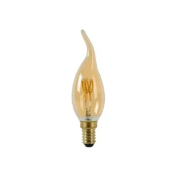 Lucide CT35 - Filament lamp - Ø 3,5 cm - LED Dimb. - E14 - 1x3W 2200K - Amber Outlet