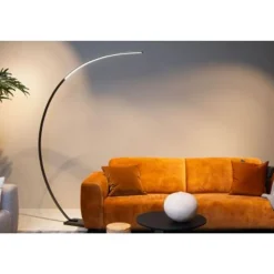 Lucide CURVE Booglamp-Zwart-LED Dimb.-15W-2700K-24V Best