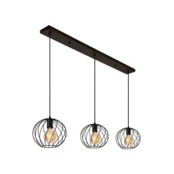 Lucide DANZA Hanglamp-Zwart-3xE27-40W-Metaal Online