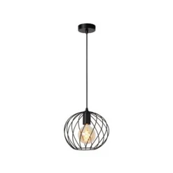 Lucide DANZA Hanglamp-Zwart-Ø25-1xE27-40W-Metaal Online