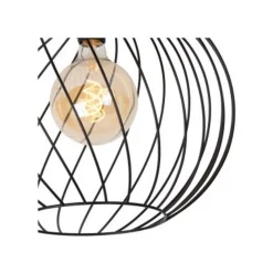 Lucide DANZA Plafonnière-Zwart-Ø40-1xE27-40W-Metaal Best