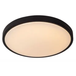 Lucide DASHER Plafonnière Badk.-Zwart-Ø41-LED-24W-2700K Online