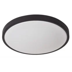 Lucide DASHER Plafonnière Badk.-Zwart-Ø41-LED-24W-2700K Online