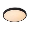 Lucide DASHER Plafonnière Badk.-Zwart-Ø34,8-LED-18W-2700K Best