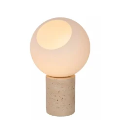 Lucide DAVIN Tafellamp-Opaal-1xE27-40W-Glas Clearance