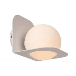 Lucide DAVY Wandlamp Badk.-Wit-1xG9-33W-IP44-Glas Outlet