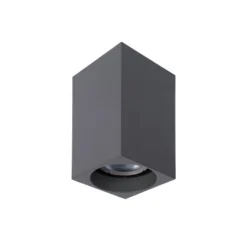 Lucide DELTO - Plafondspot - LED Dim to warm - GU10 - 1x5W 2200K/3000K - Grijs Outlet