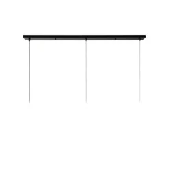 Lucide DIKRA Hanglamp 3xE27 60W Zwart Outlet