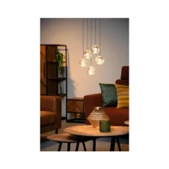 Lucide DILENKO Hanglamp-Mat Go.-Ø31-LED Dimb.-3,5W-2700K New