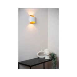 Lucide DILETTA Wandlamp-Wit-1xG9-40W-Alumin. New