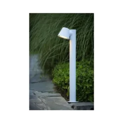 Lucide DINGO-LED - Sokkellamp Buiten - LED Dimb. - GU10 - 1x5W 3000K - IP44 - Wit Sale
