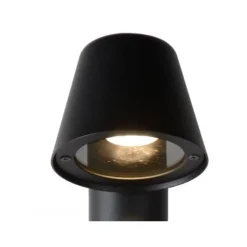Lucide DINGO-LED - Sokkellamp Buiten - Ø 11,5 cm - LED Dimb. - GU10 - 1x5W 3000K - IP44 - Antraciet
