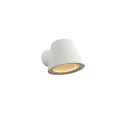 Lucide DINGO-LED - Wandlamp Buiten - LED Dimb. - GU10 - 1x5W 3000K - IP44 - Wit Sale