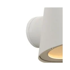 Lucide DINGO-LED - Wandlamp Buiten - LED Dimb. - GU10 - 1x5W 3000K - IP44 - Wit Sale