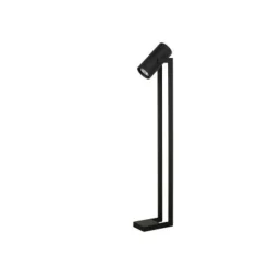 Lucide DOME - Vloerlamp - LED Dimb. - GU10 - 2x12W 3000K - Zwart