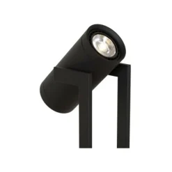 Lucide DOME - Vloerlamp - LED Dimb. - GU10 - 2x12W 3000K - Zwart