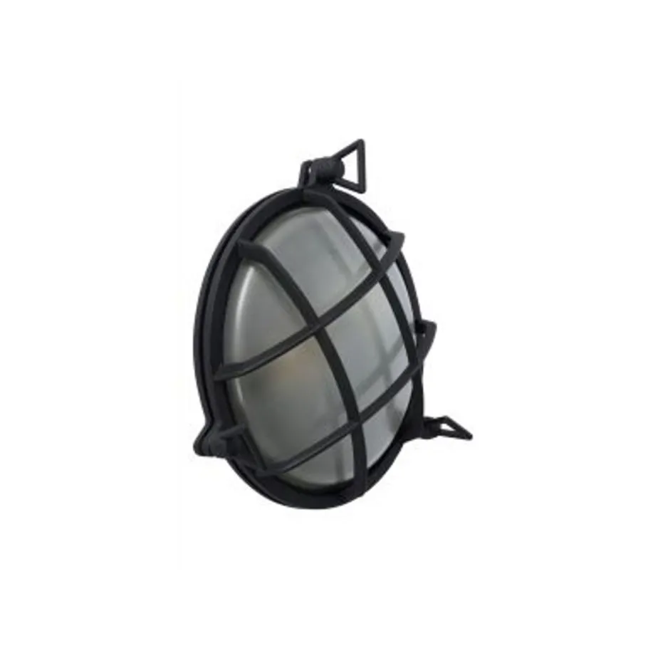 Lucide DUDLEY - Wandlamp Buiten - Ø 25 cm - 1xE27 - IP65 - Zwart Online