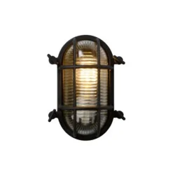 Lucide DUDLEY - Wandlamp Buiten - 1xE27 - IP65 - Zwart Clearance
