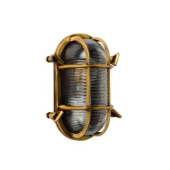 Lucide DUDLEY - Wandlamp Buiten - 1xE27 - IP65 - Mat Goud / Messing Discount