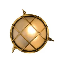 Lucide DUDLEY - Wandlamp Buiten - Ø 25 cm - 1xE27 - IP65 - Mat Goud / Messing Discount