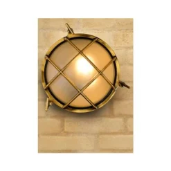 Lucide DUDLEY - Wandlamp Buiten - Ø 25 cm - 1xE27 - IP65 - Mat Goud / Messing Discount
