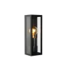 Lucide DUKAN - Wandlamp Buiten - 1xE27 - IP65 - Zwart Clearance