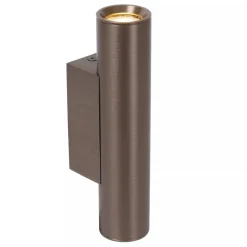 Lucide DUPLA - Wandspot / Wandlamp - 2xGU10 (MR11) - Roest bruin Hot