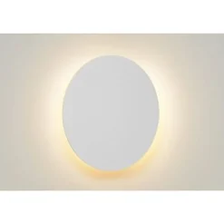 Lucide EKLYPS LED - Wandlamp - Ø 25 cm - LED - 1x9W 3000K - Wit Sale