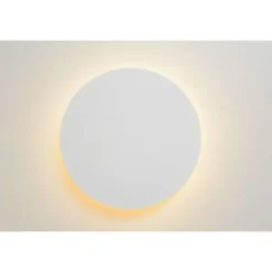 Lucide EKLYPS LED - Wandlamp - Ø 25 cm - LED - 1x9W 3000K - Wit Sale