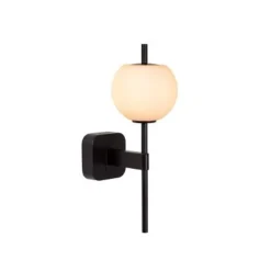 Lucide ELDA Wandlamp Badk.-Zwart-1xG9-33W-IP44-Metaal New